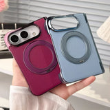 Plated Leather iPhone Duo Case with Ring