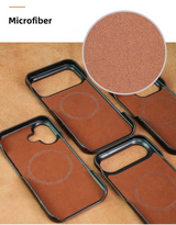 Two-tone Genuine Leather iPhone Case