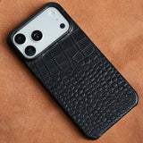 Two-tone Genuine Leather iPhone Case