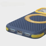 HeatSmash Contrast Grippy iPhone Case with Ring
