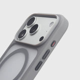 Matte Hard Silicone MagSafe iPhone Case with Stand Bracket