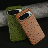 Ostrich Genuine Leather Google Pixel Case