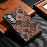 Scallop Shell Pattern Samsung Z Fold Case