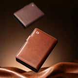 Premium Genuine Cowhide Leather Fold 8 Wallet Case