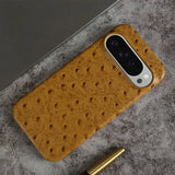 Ostrich Genuine Leather Google Pixel Case