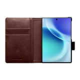 Premium Genuine Cowhide Leather Fold 8 Wallet Case