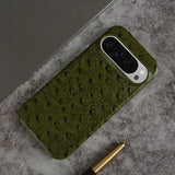 Ostrich Genuine Leather Google Pixel Case