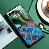 Scallop Shell Pattern Motorola Razr Case