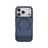 Matte Hard Silicone MagSafe iPhone Case with Stand Bracket