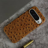 Ostrich Genuine Leather Google Pixel Case