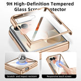 Plated PU Leather Motorola Razr Case with Ring