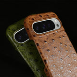 Ostrich Genuine Leather Google Pixel Case