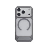 Matte Hard Silicone MagSafe iPhone Case with Stand Bracket