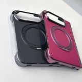 Plated Leather iPhone Duo Case with Ring