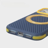 HeatSmash Contrast Grippy iPhone Case with Ring