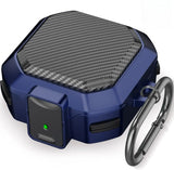 Samsung Galaxy Armor Buds Pro & Live Case-Exoticase-For Galaxy Buds 4 Pro-Carbon fiber blue-Exoticase