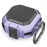 Samsung Galaxy Armor Buds Pro & Live Case-Exoticase-For Galaxy Buds 4 Pro-Carbon fiber purple-Exoticase