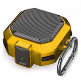 Samsung Galaxy Armor Buds Pro & Live Case-Exoticase-For Galaxy Buds 4 Pro-Carbon fiber yellow-Exoticase