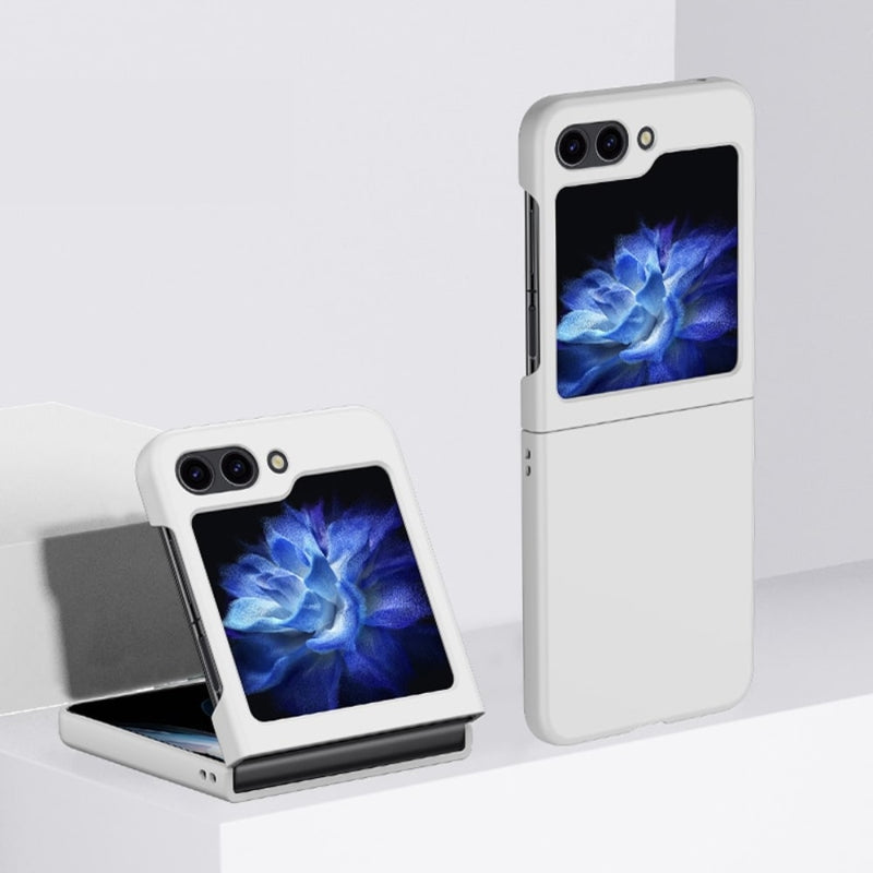 Samsung Galaxy Z Flip 5 Shockproof Silicone Case-Exoticase-Beige-
