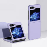 Samsung Galaxy Z Flip 5 Shockproof Silicone Case-Exoticase-Lavender-