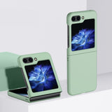 Samsung Galaxy Z Flip 5 Shockproof Silicone Case-Exoticase-Light Green-