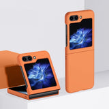 Samsung Galaxy Z Flip 5 Shockproof Silicone Case-Exoticase-Orange-