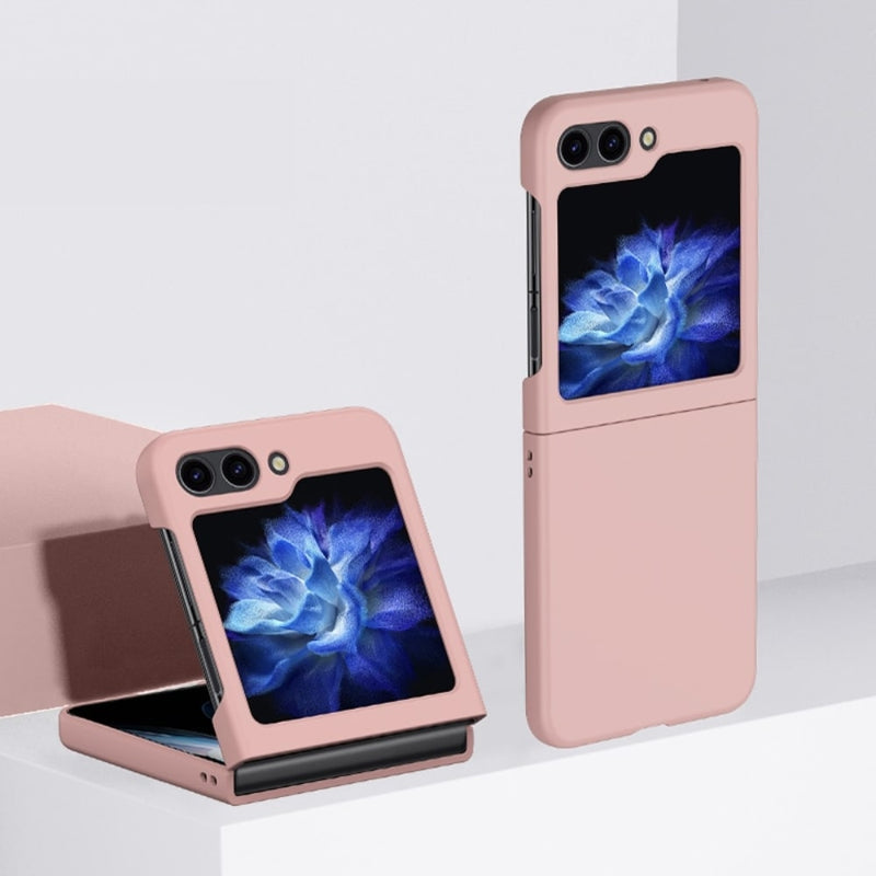 Samsung Galaxy Z Flip 5 Shockproof Silicone Case-Exoticase-Pink-