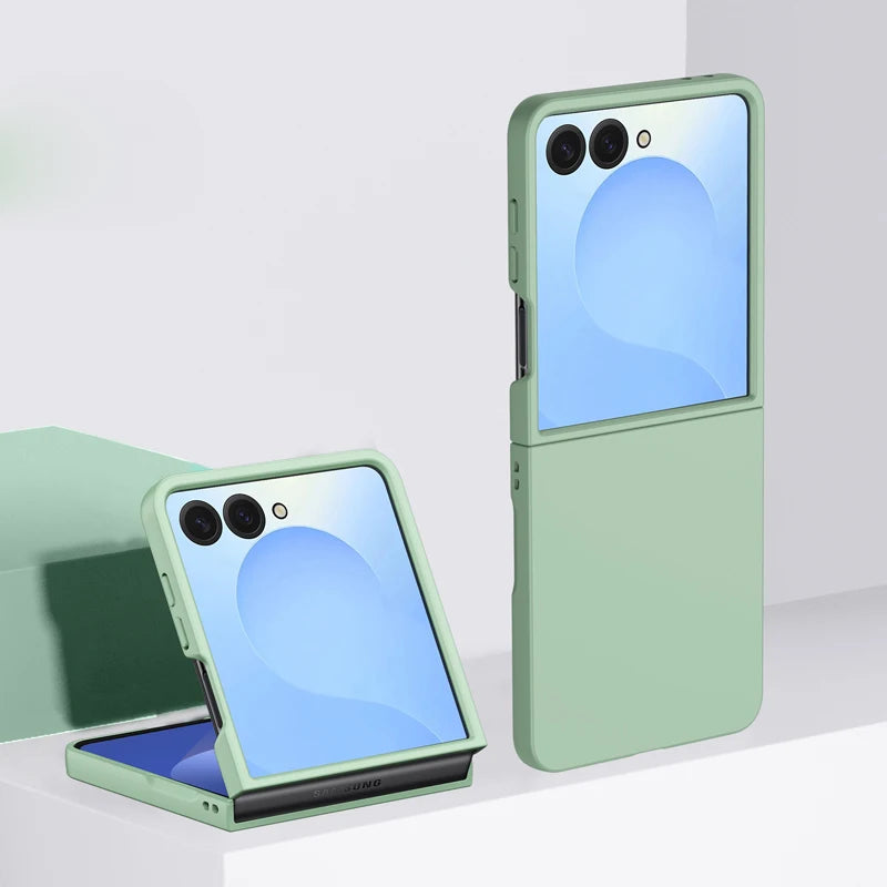 Samsung Galaxy Z Flip Shockproof Hard Case-Exoticase-Light Green-For Samsung Flip 7-Exoticase