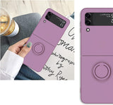 Samsung Galaxy Z Flip 5 Shockproof Silicone Case With Ring-Exoticase-