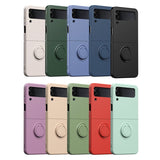 Samsung Galaxy Z Flip 5 Shockproof Silicone Case With Ring-Exoticase-