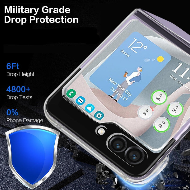 Samsung Galaxy Z Flip 5 Transparent Case-0-Exoticase-