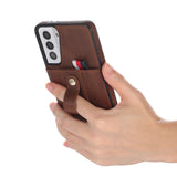 Samsung Push Wallet Case with Finger Strap-Exoticase-