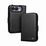 Premium Genuine Cowhide Leather iPhone Duo Wallet Case
