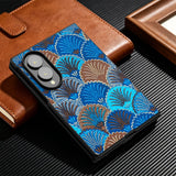 Scallop Shell Pattern Samsung Z Fold Case