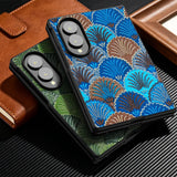 Scallop Shell Pattern Samsung Z Fold Case
