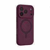 Magnetic Silicone iPhone Case with Contrast Ring