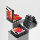 Ring Holder Stand Armor Phone Case for Motorola Razr Series on a gray background