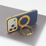 HeatSmash Contrast Grippy iPhone Case with Ring
