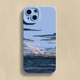 Scenic Sunset Liquid Silicone iPhone Case-Exoticase-Exoticase