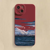 Scenic Sunset Liquid Silicone iPhone Case-Exoticase-Exoticase