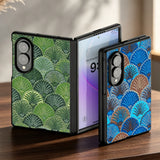 Scallop Shell Pattern Samsung Z Fold Case