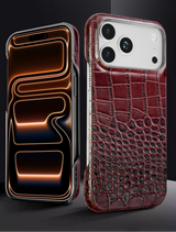 Two-tone Genuine Leather iPhone Case