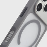 Matte Hard Silicone MagSafe iPhone Case with Stand Bracket