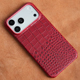 Two-tone Genuine Leather iPhone Case
