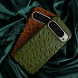 Ostrich Genuine Leather Google Pixel Case