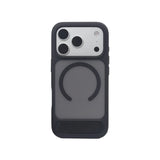 Matte Hard Silicone MagSafe iPhone Case with Stand Bracket