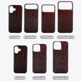 Two-tone Genuine Leather iPhone Case