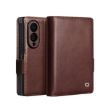 Premium Genuine Cowhide Leather Fold 8 Wallet Case