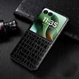 Crocodile Pattern PU Leather Motorola Razr Case