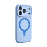 Magnetic Silicone iPhone Case with Contrast Ring